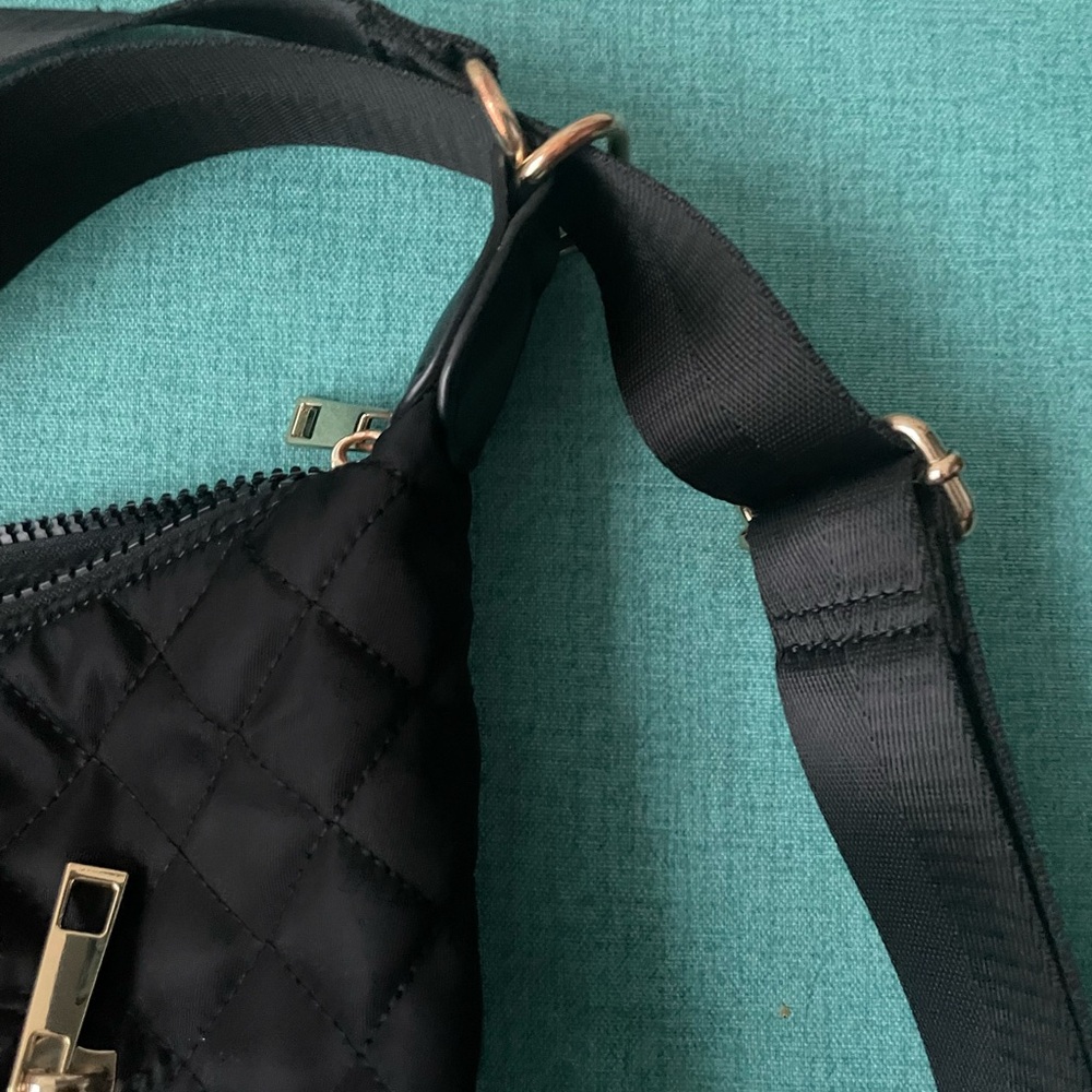 Sondra Roberts Quilted Black Backpack - Picture 4 of 13